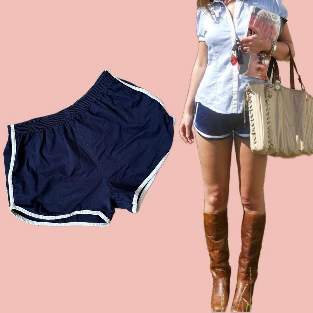 🧡 2 for 10$ Lana Del Rey-Coded Preppy Indie Gym Shorts